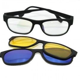 Поляризирани магнитни слънчеви очила с interchangeable lenses