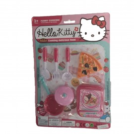 Játék, Hello Kitty, főzőeszközök, pizza