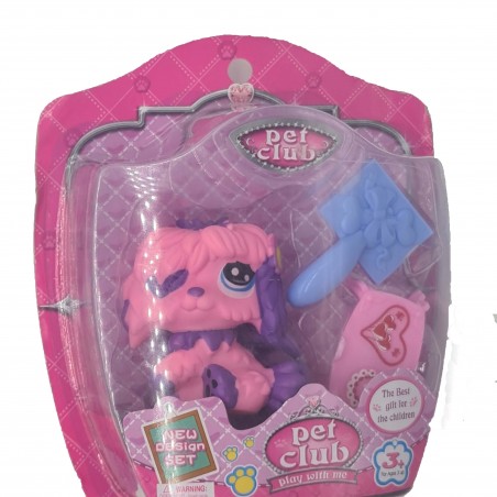 Играчка Pet Club Mini, кученце и аксесоари, розова, 3 години