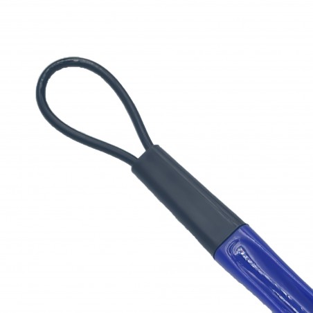 Saru segédeszköz bármilyen típusú cipőhöz, sportcipőhöz vagy lábbelihöz, akasztóval, 46 cm, kék