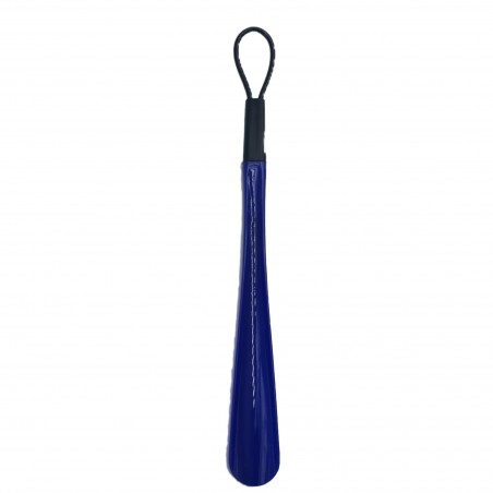 Saru segédeszköz bármilyen típusú cipőhöz, sportcipőhöz vagy lábbelihöz, akasztóval, 46 cm, kék
