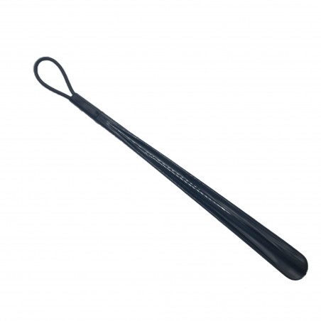 Cipőkanál minden típusú cipőhöz, sportcipőhöz vagy lábbelikhez, akasztóval, 60 cm, fekete