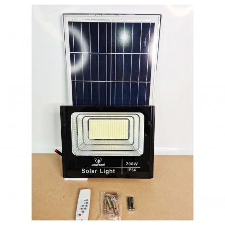 Kit solar, lampa solara cu telecomanda si panou solar IP 66, 200w
