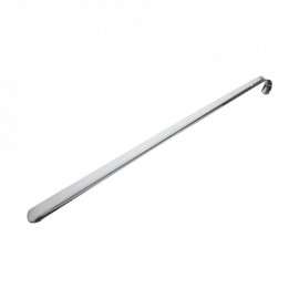 Cipőkanál bármilyen típusú cipőhöz, sportcipőhöz vagy lábbelihez, akasztóval, fém, 60 cm, szürke