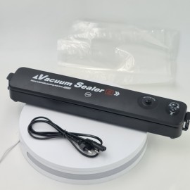 Вакуумна машина, 36 x 7 см, вакуумни торби, 90 W, черен