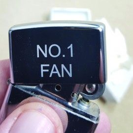 Bricheta Argintie Gravata No.1 FAN Steaua 2