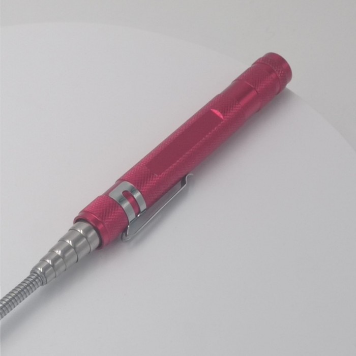           Recuperator Telescopic cu sistem de prindere la curea , Varf Magnetic, Lungime Maxima 67 Cm, rosu
         