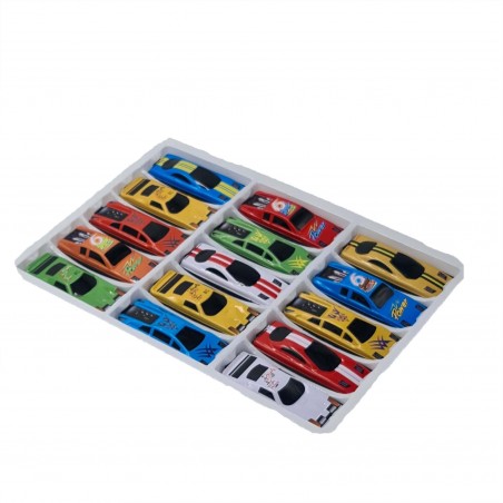 Jucarie interactiva, 15 masinute, multicolor, 5 x 3 cm, model deosebit