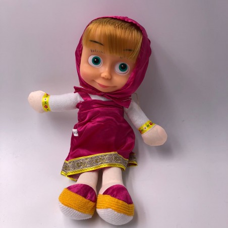 Jucarie Papusi Masha si Ursul, Masha cu Scufita Roz care canta si Ursul care Sforaie
