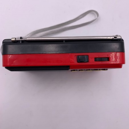 Радио, Преносимо, Акумулатор, Bluetooth, SD карта, USB 2.0, MP3, LED екран, Червен