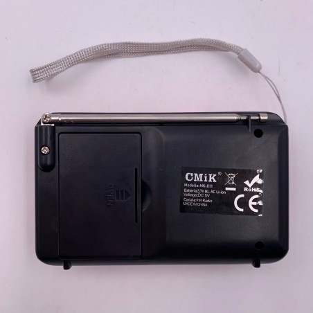 Радио, Преносимо, Акумулатор, Bluetooth, SD карта, USB 2.0, MP3, LED екран, Червен