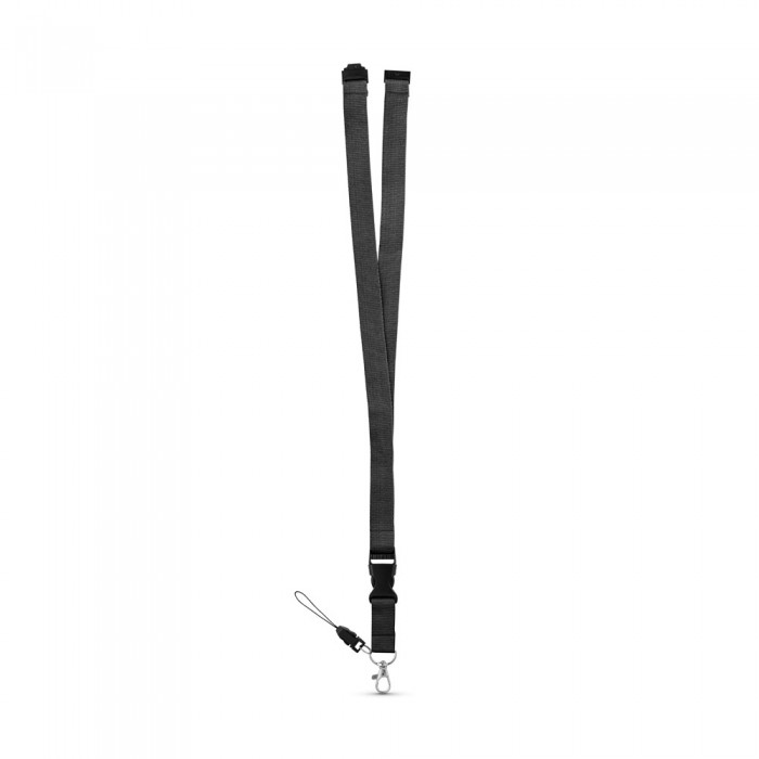            Snur Ecuson, Material Textil, 50 cm, Negru
         