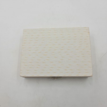 Acuarele, 12 Culori, Creioane Colorate, Cutie Lemn, 16 cm, Crem