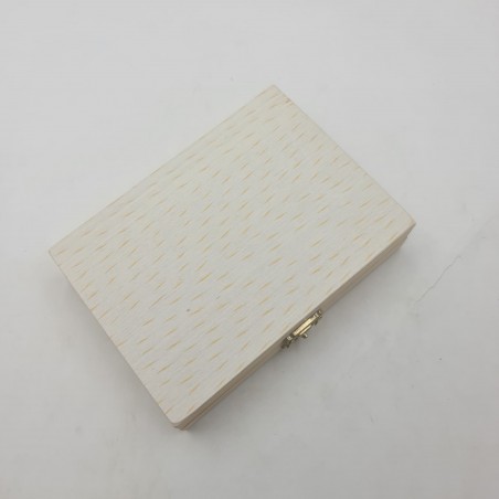 Acuarele, 12 Culori, Creioane Colorate, Cutie Lemn, 16 cm, Crem