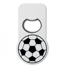 Desfacator de Sticle Imprimeu Fotbal si Magnet,  9.5X5X0.5CM