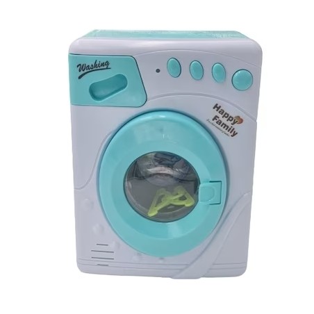 Играчка пералня с игри и звук, синя, 3+ години, 14x10 см