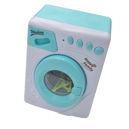Играчка пералня с игри и звук, синя, 3+ години, 14x10 см