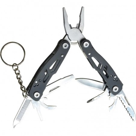 Cleste breloc multifunctional pliabil, 10 functii, negru