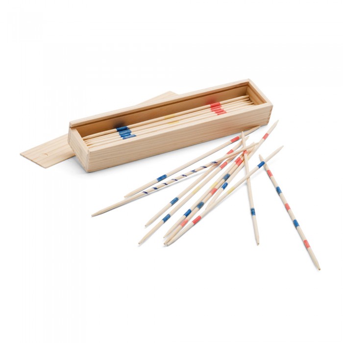            Mikado játék, fa dobozban, csúszó fedéllel, 193 x 45 x 26 mm
         