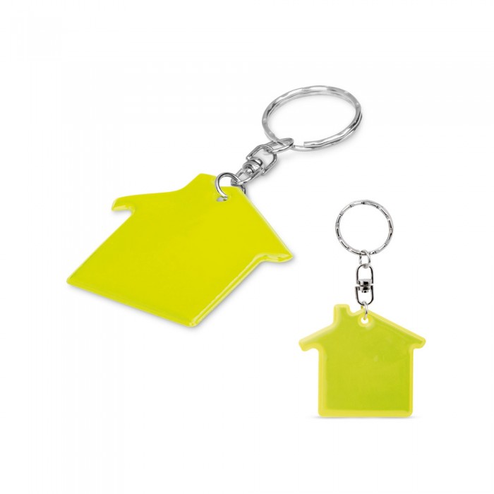 Breloc fluorescent in forma de casa
