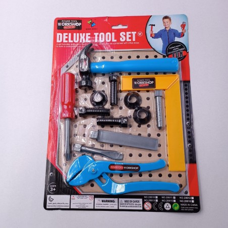 Trusa Constructor cu 13 Piese Pentru Copii, Diferite Accesorii, Plastic, Multicolor