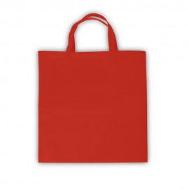 Nemszőtt anyagból készült bevásárlótáska, 80 g/m². 380 x 415 mm, piros