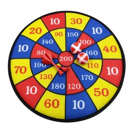 2 labdás és 2 nyilas darts játék, tépőzáras, gyerekeknek, 28 cm, többszínű 2