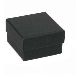 Ajándékdoboz, fekete, 5 cm x 5 cm x 3 cm