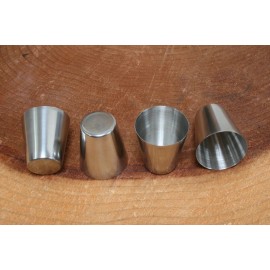 Set Sticla cu 4 Pahare, Cutie Speciala Sah, Piese Sah Incluse, Sticla 2