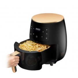 Фритюрник с горещ въздух без масло air fryer капацитет 6 л дигитален екран функция за печене
