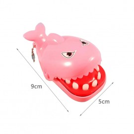 Играчка Акула, Модел Зъболекар, 9 см, Пластмаса, Розов