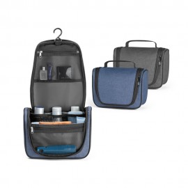 Geanta cosmetica de toaleta 600D, fermoar, Contine mai multe buzunare, si un carlig in partea de Sus, 230 x 180 x 105 mm