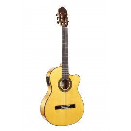 Chitara Clasica Din Lemn 95 Cm, Natur Antic , Cu Husa 2