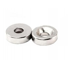 3 db nagyon erős mágnes csavarhoz, szürke, korong, egyszerű, 15 mm x 4 mm 2