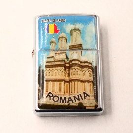 Bricheta Metalica cu Benzina Personalizata Curtea de Arges 2