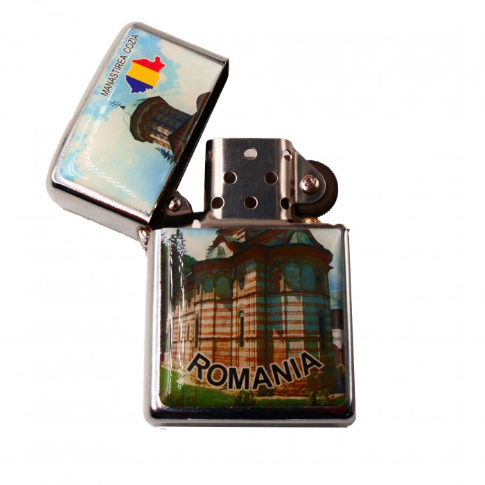            Bricheta Metalica cu Benzina Personalizata Manastirea Cozia
         