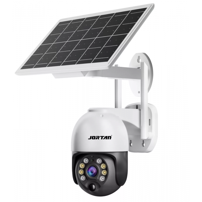 Megfigyelő kamera, napelem, JT-8181XM, eső- és porálló, fehér, WiFi IP66