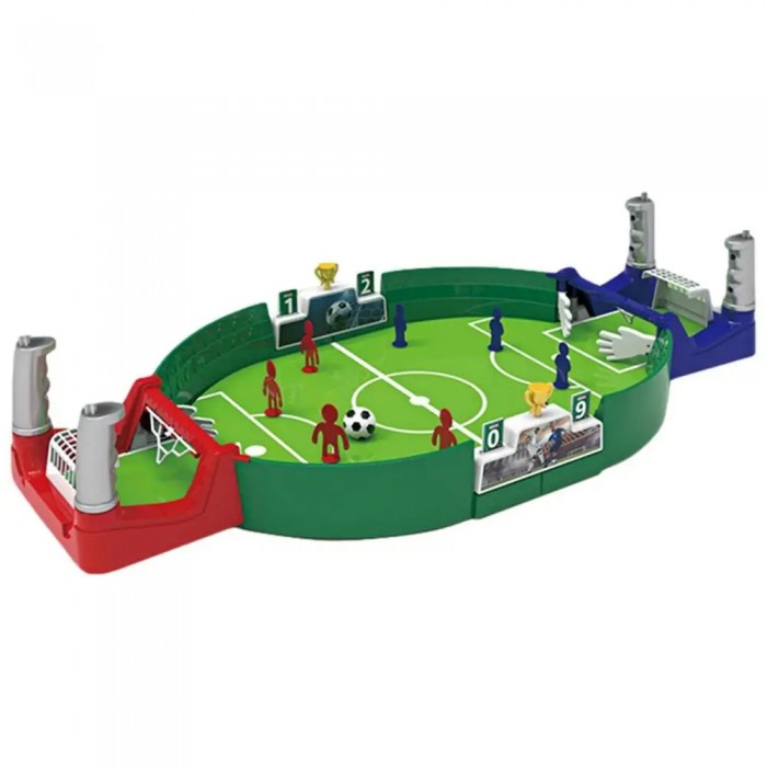            Joc Stadion Fotbal de Masa, Plastic, Interactiv, Pentru 2 Jucatori, Multicolor
         