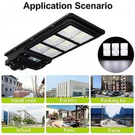 Lampa Solara Stradala JORTAN cu Senzor de Miscare 300w, Telecomanda, Suport Prindere 2
