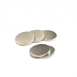 5 db nagyon erős mágnes, szürke, korong, sima, 15 mm x 2 mm 2