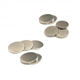 Set 20 Magneti Foarte Puternici, Gri, Disc, Simplu, 15 mm X 2 mm 2