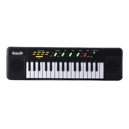 Orga Electronica, Microfon, Pentru Copii, Jucarie Educationala Instrumente Muzicale, 47 cm