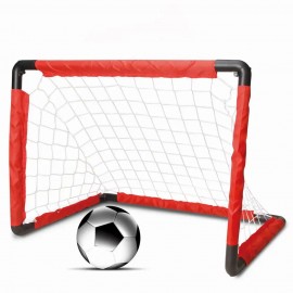 Poarta de Fotbal pentru Copii cu Plasa si Minge, Usor de Asamblat