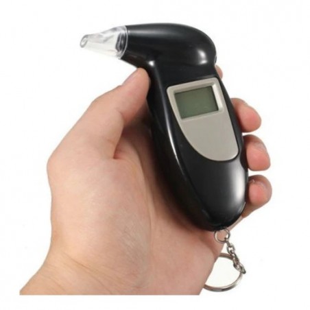 Alcool tester digital cu display LCD, Etilotest digital, 5 mustiuc, plastic