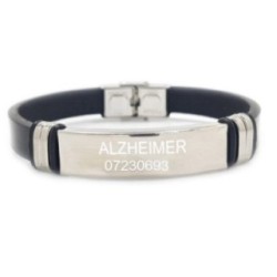 Персонализирана медицинска гривна ALZHEIMER и телефонен номер