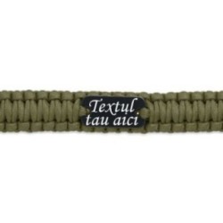 Személyre szabott túlélő karkötő a saját szövegeddel. army típusú. 5 az 1-ben. paracord. iránytű. síp. kés. tűzszikra. zöld