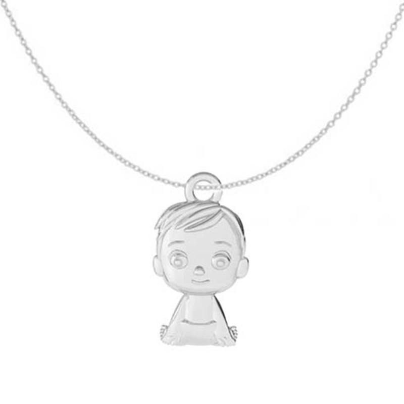            Lantisor model charm baiat - argint 925
         