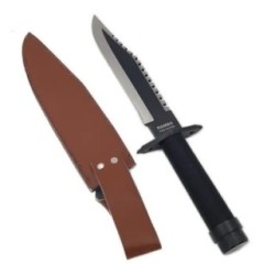 Rambo First Blood kés, 6 mm vastagság, 36 cm, tok, iránytű