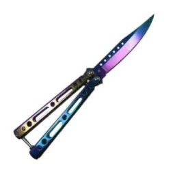 Cutit, Briceag fluture, Butterfly, Balisong  25 cm, fade clasic