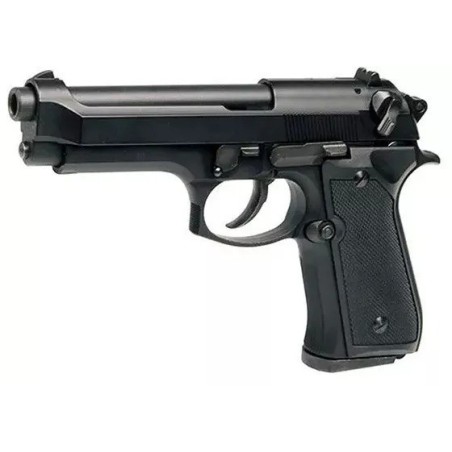 Bricheta Pistol Anti-Vant Tip Revolver, Beretta, Negru, Marime Naturala Scara 1 la 1